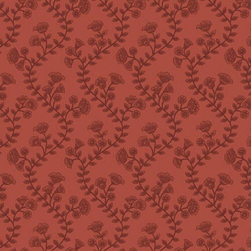 BLK Ashton Collection - 1676-88 Red - Cotton Fabric