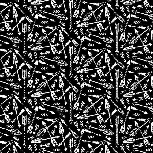 BLK Domino Effect, 9487-99 B&W - Cotton Fabric