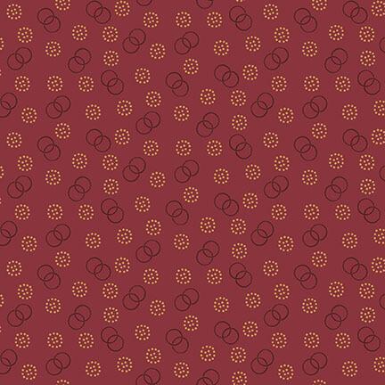 BLK Garden Club 2665-88 Red - Cotton Fabric