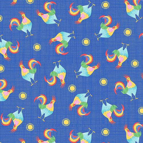 BLK Oink Moo Cock A Doodle Doo 9686-77 - Cotton Fabric