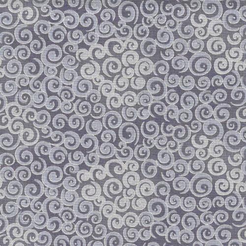 BLK Spirals Metallic Storm M9994-95 - Cotton Fabric