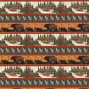 BLK Wilderness Trail 2056-39 Brown - Cotton Fabric