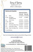 MAY Song of Spring BTBQ276 - Patterns