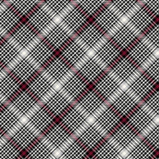 BTX A Botanical Season 13465-15 Grey/Red - Cotton Fabric