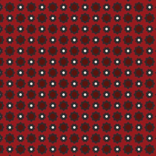 BTX American Rustic 6338-10 Red - Cotton Fabric