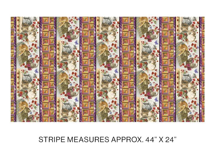 BTX Cats N Quilts 10462-99 Multi - Cotton Fabric