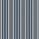 BTX Color Traditions Arbor Stripe Blue 5462-55 - Cotton Fabric