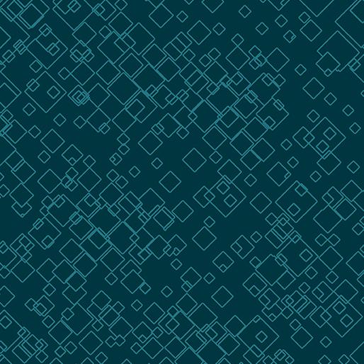 BTX Dog On It 7549-84 Dark Teal - Cotton Fabric