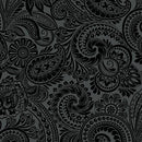 BTX Flower Festival 2 - 4256-12 Black - Cotton Fabric