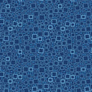 BTX Hooked on Fish 625-54 Med. Sapphire - Cotton Fabric