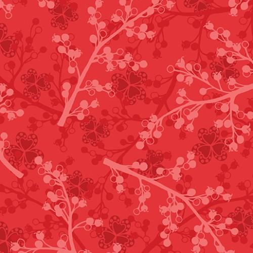 BTX Jubilee 5497-10 Red - Cotton Fabric
