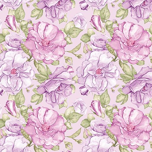 BTX Judy's Bloom 13551-62 Lavender - Cotton Fabric