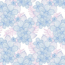 BTX Judy's Bloom 13554-05 Sky - Cotton Fabric