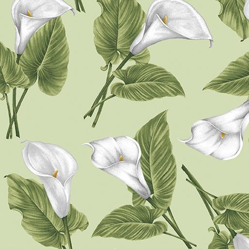 BTX Magnificent Blooms 6784-40 Sage - Cotton Fabric
