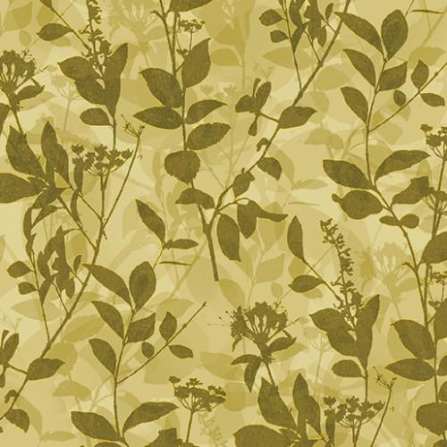 BTX Natural Beauty 8658M-40 Yellow - Cotton Fabric