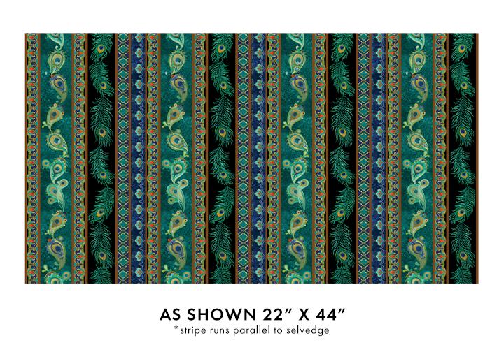 BTX Peacock Symphony 13485-99 Multi - Cotton Fabric