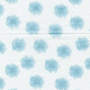 BTX Pearl Reflections 8462P-04 White/Aqua - Cotton Fabric