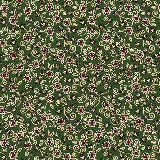 BTX Quilt Barn Lititz Green 10196-44 - Cotton Fabric