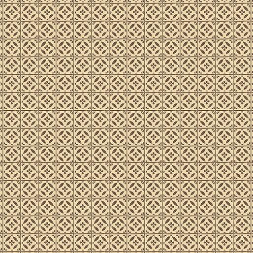 BTX Rustic Fall 1841-78 Tile Nutmeg - Cotton Fabric