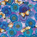 BTX Season of the Sun 13194-61 Purple/Multi - Cotton Fabric