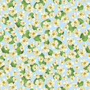 BTX Strawberry Fields Forever 9770-50 Blue - Cotton Fabric