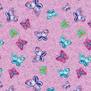 BTX Sunshine Cats 13480-60 Light Plum - Cotton Fabric