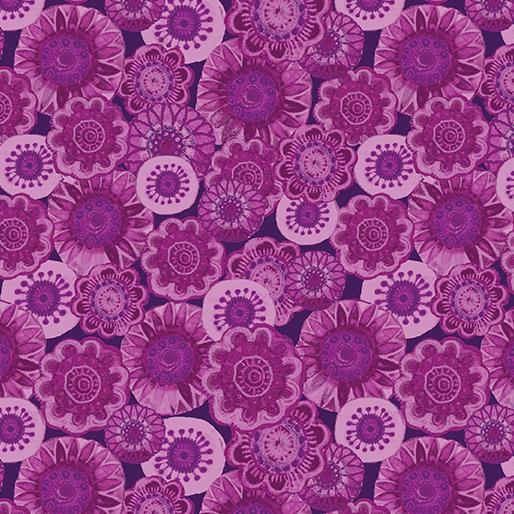BTX Sunshine Cats 13481-22 Dark Pink - Cotton Fabric