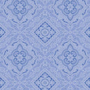BTX The Drawing Room Tea Table - 17013-50 Blue - Cotton Fabric
