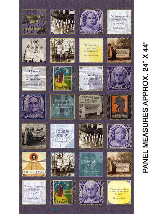 BTX Votes For Women Panel 12315-99 - Cotton Fabric
