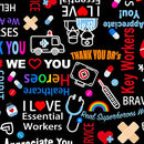 BTX We Appreciate You 12430-12 Black - Cotton Fabric