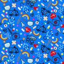 BTX We Appreciate You 12431-50 Blue - Cotton Fabric