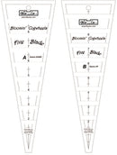 Bloc Loc Bloomin' Cogwheels 5 Blade Set Ruler - BC-5B