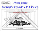 Bloc Loc Flying Geese Ruler Set 6 - FG-SET6