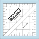 Bloc Loc Half Square Triangle 2.5" Acrylic Ruler - HST-2.5