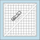 Bloc Loc Half Square Triangle 6.5" Acrylic Ruler - HST-6.5