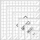 Bloc Loc Half Square Triangle Ruler Set 1 - HST-Set