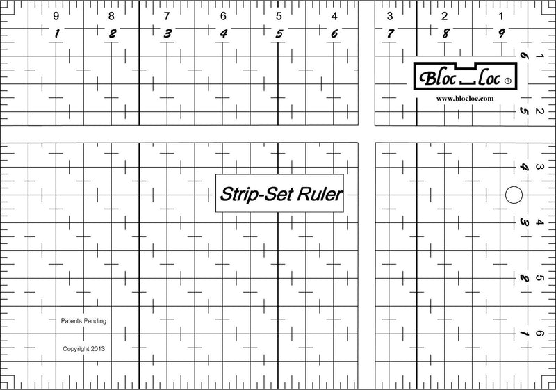 Bloc Loc Strip-Set Ruler 7" x 10" - SS - 7 x 10