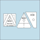 Bloc Loc Triangle In A Square Ruler Set 1-1/2 Inch - TIS-1.5