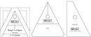 Bloc Loc Triangle In A Square Ruler Set 2 Inch - TIS-2