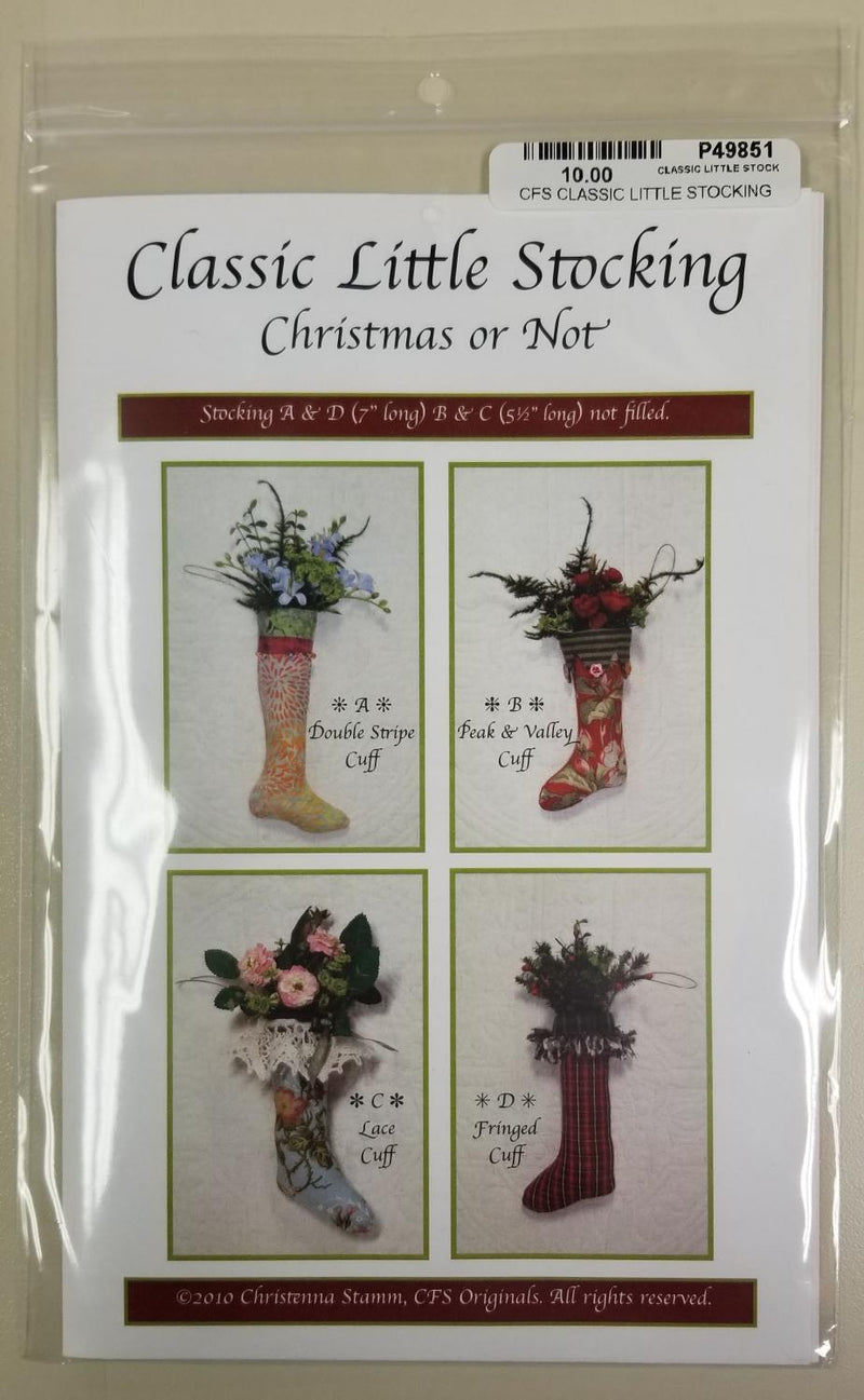CFS Classic Little Stocking Pattern
