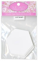 CHK 1-1/2in Hexagon Papers (100 pieces per bag) - HEX112