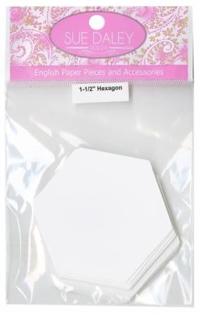 CHK 1-1/2in Hexagon Papers (100 pieces per bag) - HEX112