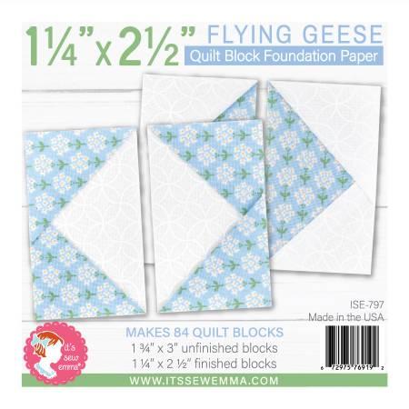 CHK 1 1/4" x 2 1/2" Flying Geese - ISE-797