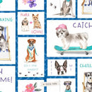 CHK A Dog's Life - 18035-WHT - Cotton Fabric