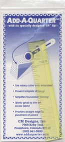 CHK Add A-Quarter Ruler 1" x 6" - CM6