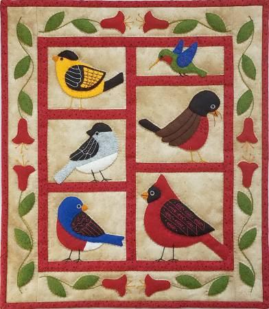 CHK Backyard Birds Wall Quilt Pattern - RP0417 - Patterns