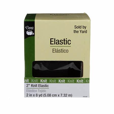 CHK Black Knit Elastic 2" - 9483B - Elastic