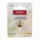 CHK Bohin Gold Plated Brass Thimble Size Small - 91212