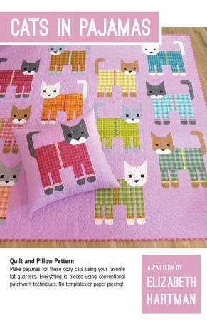 CHK Cats in Pajamas - EH074 - Quilt and Pillow Pattern