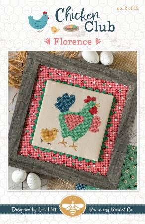 CHK Chicken Club Florence Cross Stitch Pattern - ISE-479